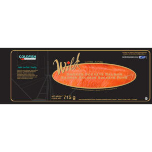 FROZEN SMOKED SOCKEYE SALMON - 715G