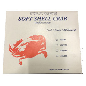 FROZEN SOFT SHELL CRAB 80/100G