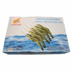 FROZEN MINH QVI BLACK TIGER SHRIMP 8/12 VIET